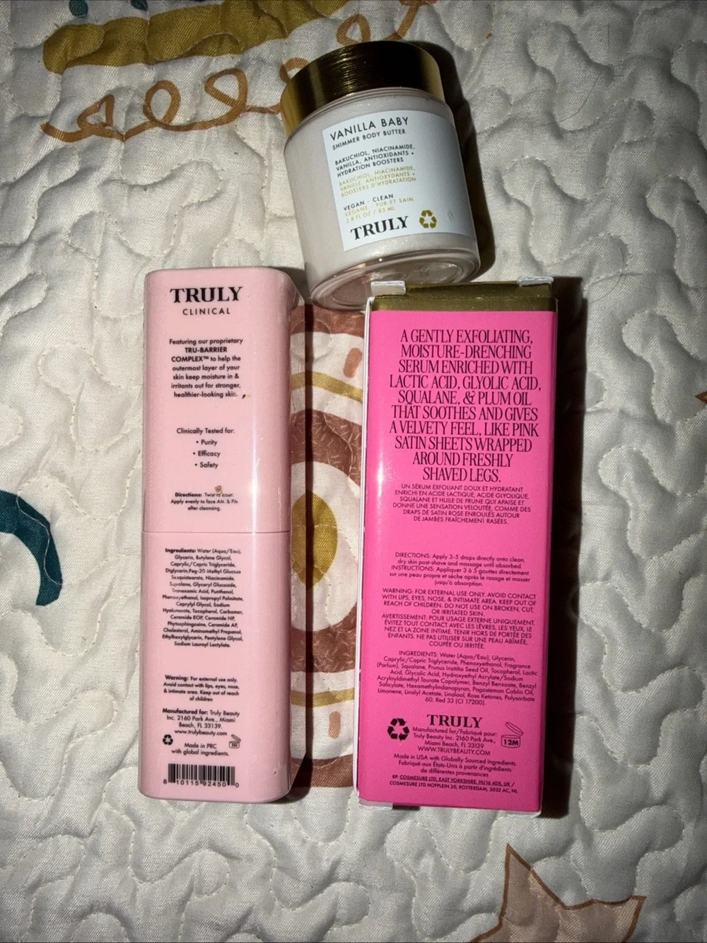 TRULY set includes